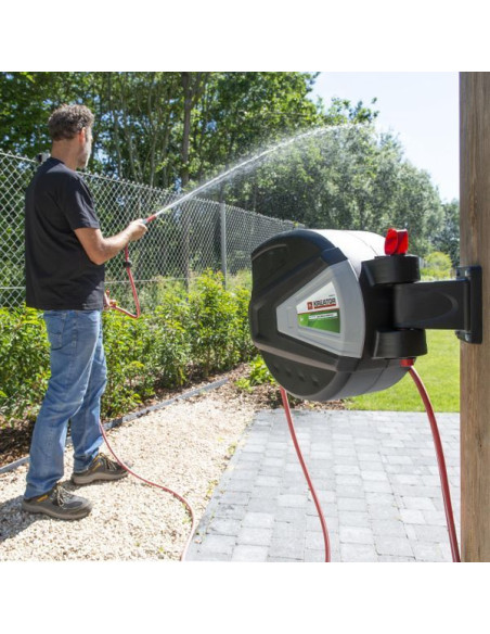 Slangeoprul 15 meter til vægmontering