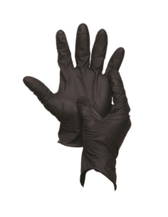 Engangshandsker sort - Nitril pudderfri