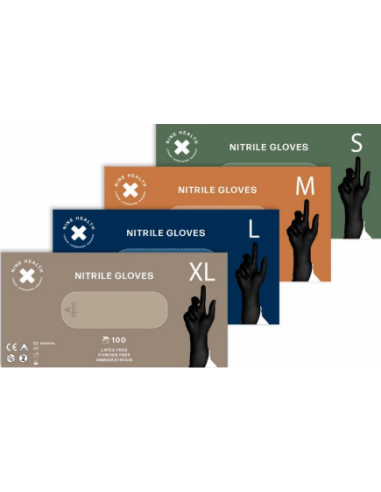 Engangshandsker sort - Nitril pudderfri