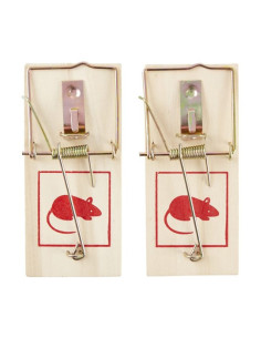 Musefælde i træ - 2 stk