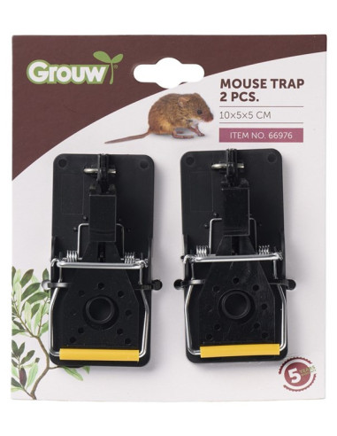 Musefælde i plast - 2 stk