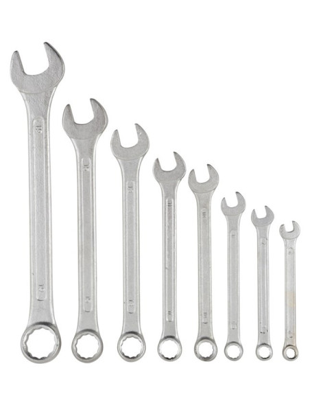 Ringgaffelnøglesæt 8 dele