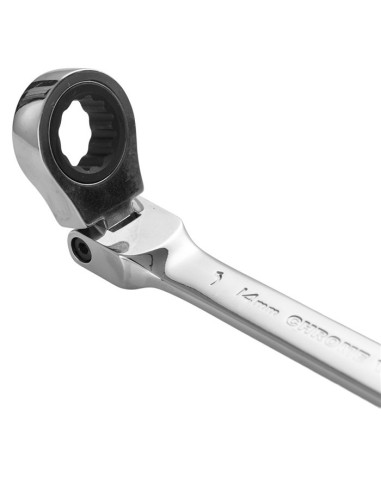 Ringgaffelnøgle sæt m/ skralde - Probuilder