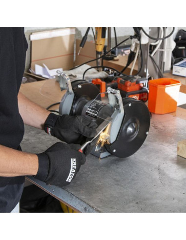 Bænksliber med 150 mm slibesten 150 W