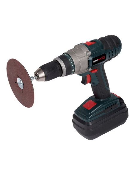 Bagskive Ø125 til fiberskiver skaft 6mm