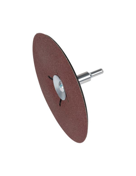 Bagskive Ø125 til fiberskiver skaft 6mm