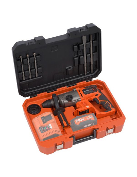 Borehammer 40 V med 5 dele - solo