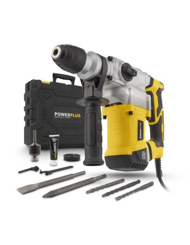 Borehammer 1200 W i kuffert med tilbehør
