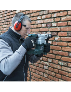 Borehammer 1500 W i kuffert med 5 dele 2