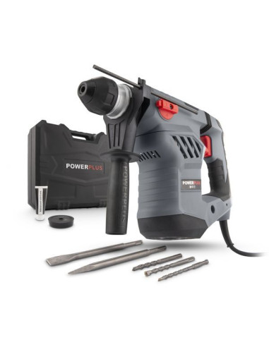 Borehammer 1600 W i kuffert inkl tilbehør