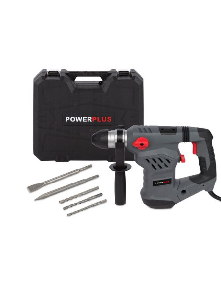 Borehammer 1600 W i kuffert inkl tilbehør