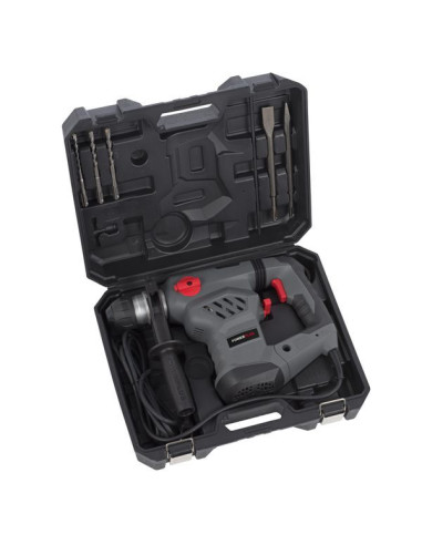 Borehammer 1600 W i kuffert inkl tilbehør