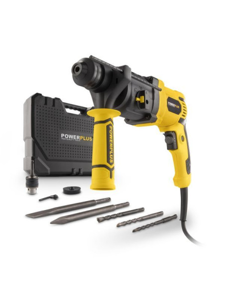 Borehammer 750 W i kuffert med tilbehør