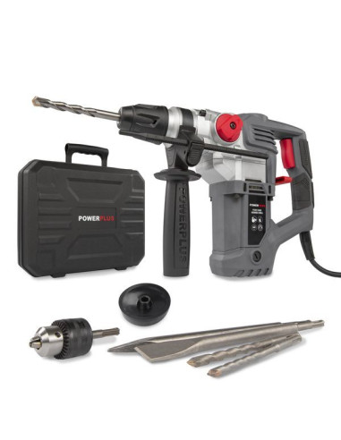 Borehammer 900 W i kuffert med tilbehør