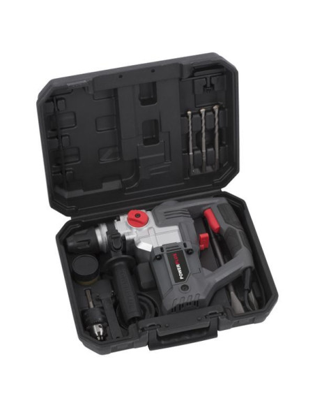 Borehammer 900 W i kuffert med tilbehør